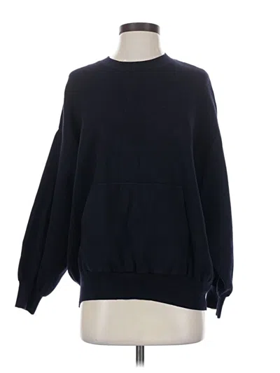 Pre-owned Zara Sweatshirt In Blue