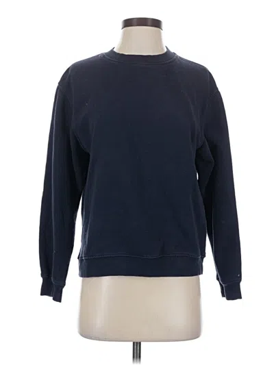 Pre-owned Zara Sweatshirt In Blue