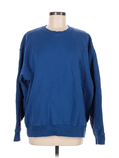 Pre-owned Zara Sweatshirt In Blue