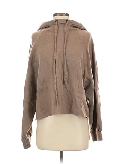 Pre-owned Zara Sweatshirt In Brown