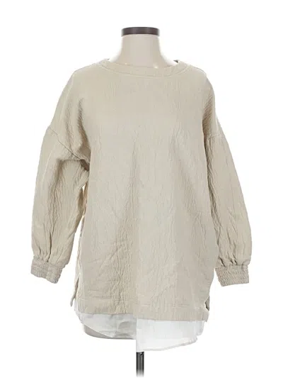 Pre-owned Zara Sweatshirt In Brown