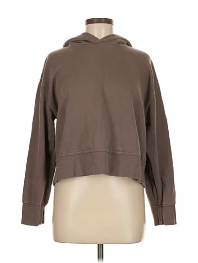 Pre-owned Zara Sweatshirt In Brown