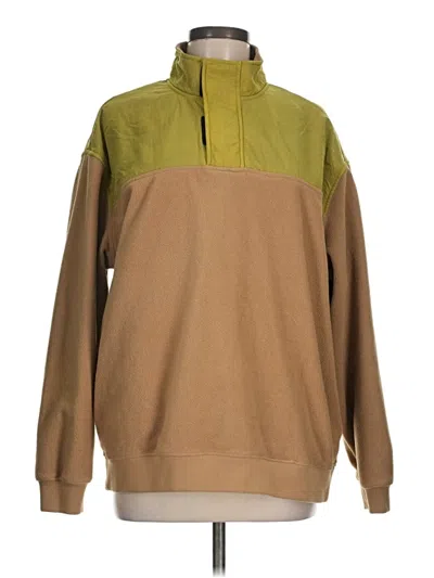Pre-owned Zara Sweatshirt In Brown