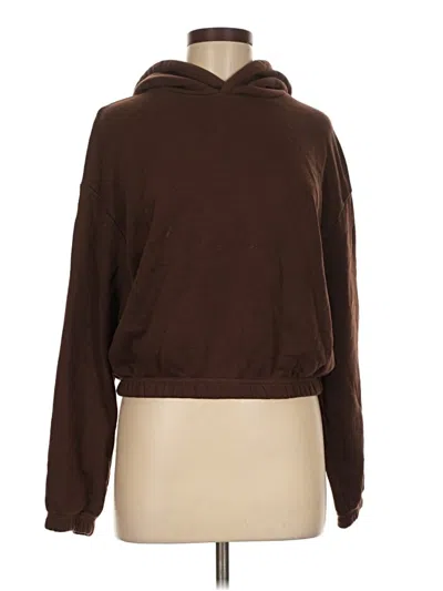 Pre-owned Zara Sweatshirt In Brown