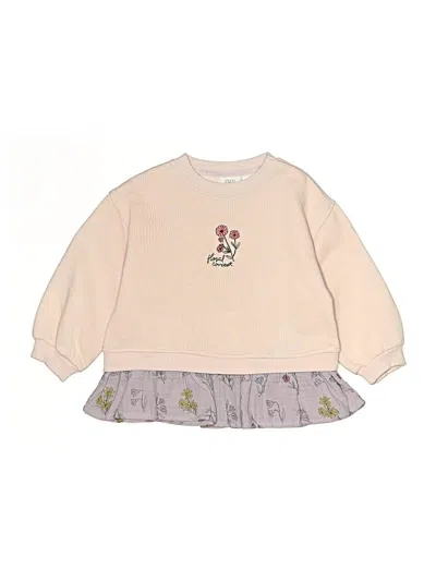 Pre-owned Zara Kids' Sweatshirt In Brown