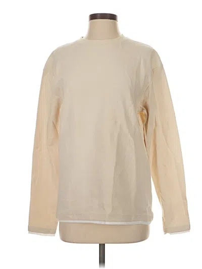 Pre-owned Zara Sweatshirt In Brown