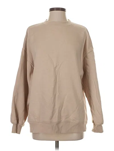 Pre-owned Zara Sweatshirt In Brown