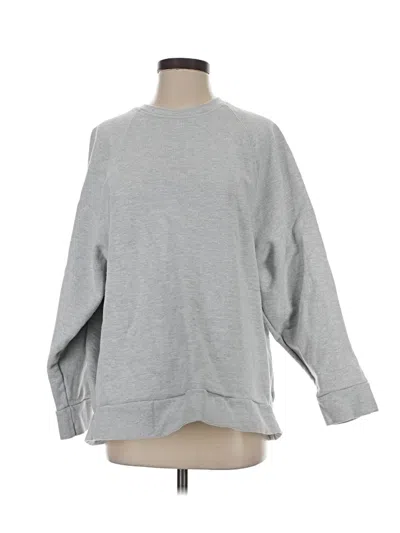 Pre-owned Zara Sweatshirt In Gray