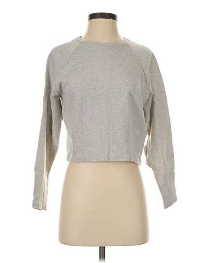 Pre-owned Zara Sweatshirt In Gray