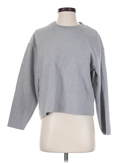 Pre-owned Zara Sweatshirt In Gray