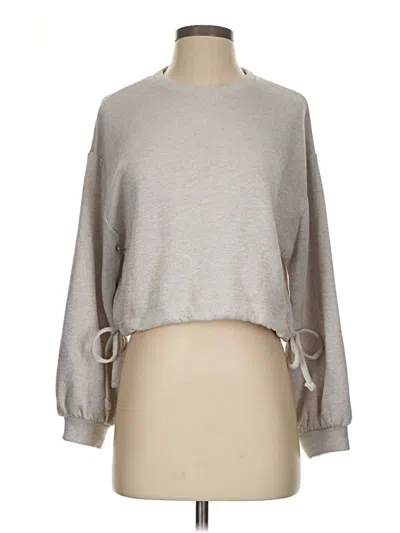 Pre-owned Zara Sweatshirt In Gray