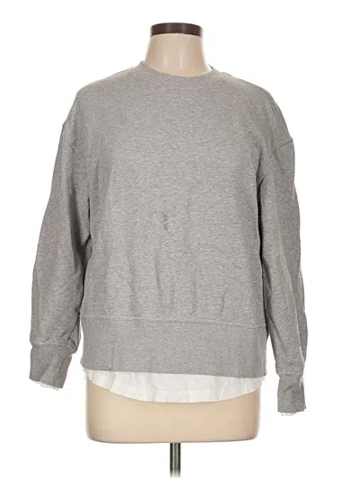 Pre-owned Zara Sweatshirt In Gray
