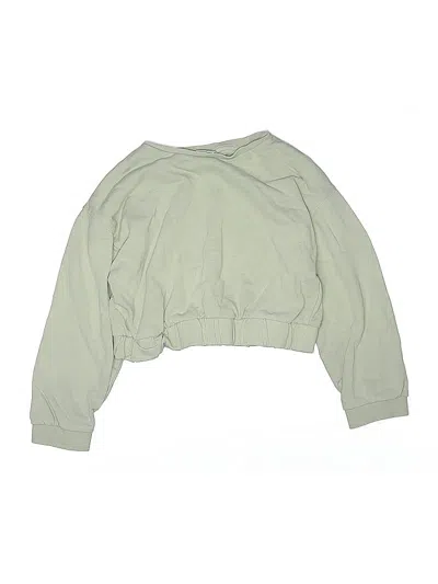 Pre-owned Zara Kids' Sweatshirt In Green