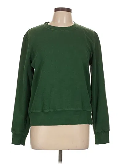 Pre-owned Zara Sweatshirt In Green