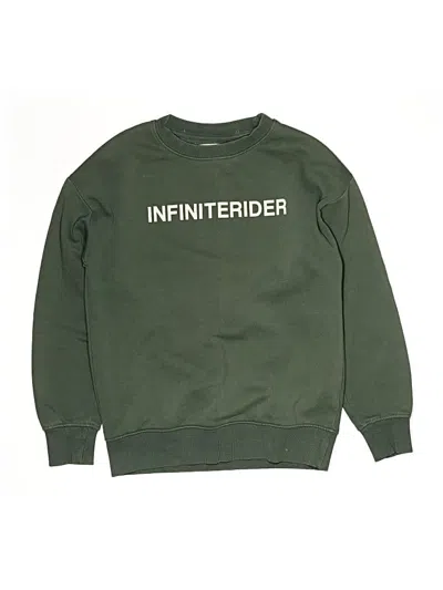 Pre-owned Zara Kids' Sweatshirt In Green