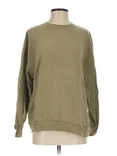 Pre-owned Zara Sweatshirt In Green
