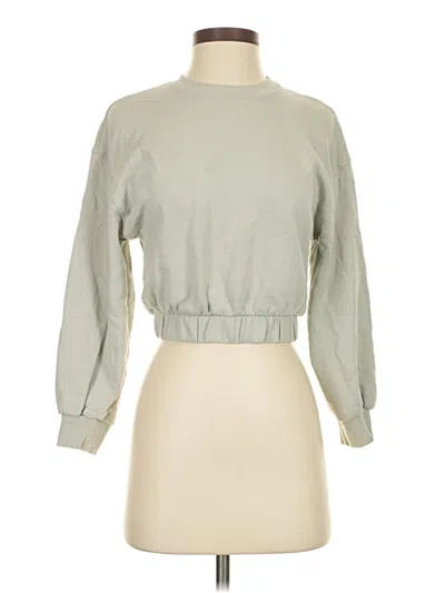 Pre-owned Zara Sweatshirt In Green