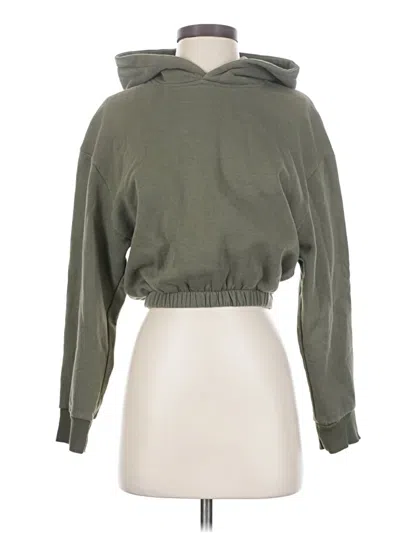 Pre-owned Zara Sweatshirt In Green