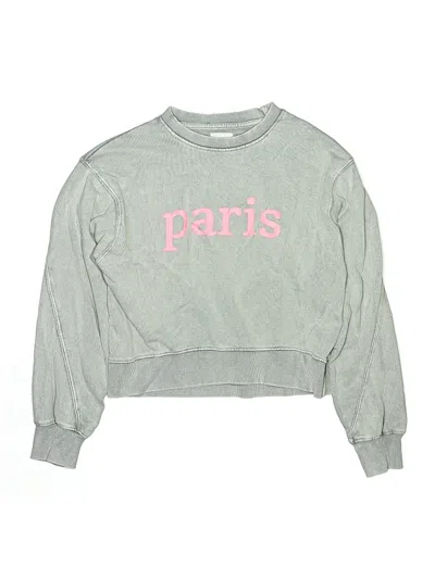 Pre-owned Zara Kids' Sweatshirt In Green