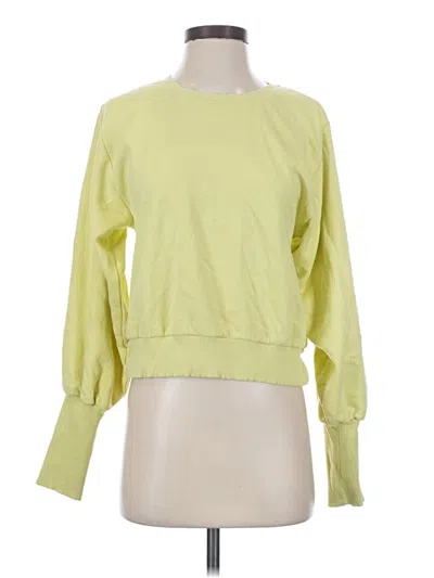Pre-owned Zara Sweatshirt In Green
