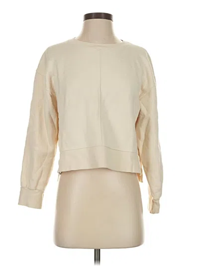 Pre-owned Zara Sweatshirt In Ivory