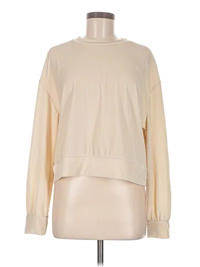 Pre-owned Zara Sweatshirt In Ivory