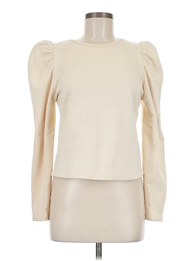 Pre-owned Zara Sweatshirt In Ivory