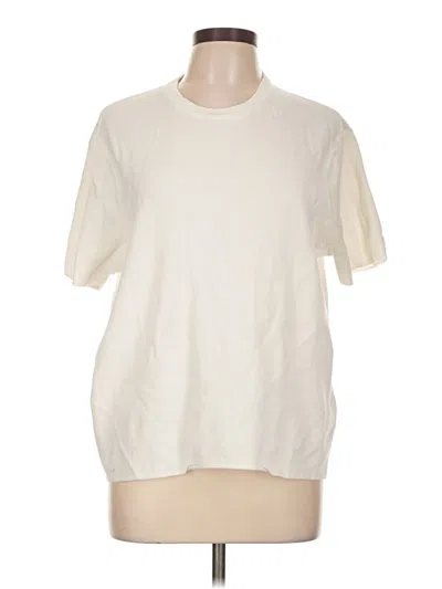 Pre-owned Zara Sweatshirt In Ivory
