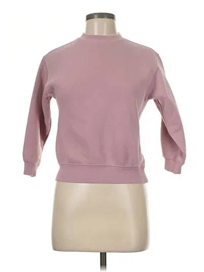 Pre-owned Zara Sweatshirt In Pink