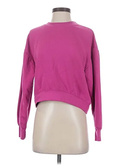Pre-owned Zara Sweatshirt In Pink