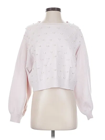 Pre-owned Zara Sweatshirt In Pink