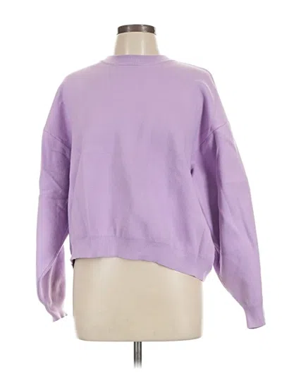 Pre-owned Zara Sweatshirt In Purple