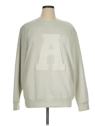 Pre-owned Zara Sweatshirt In Silver