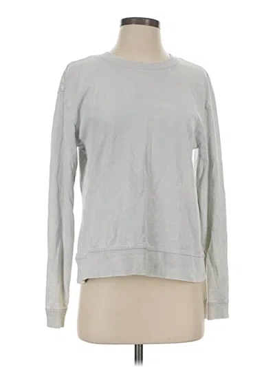 Pre-owned Zara Sweatshirt In Silver