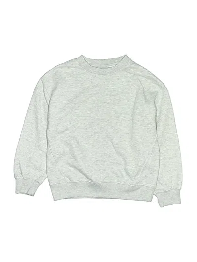 Pre-owned Zara Kids' Sweatshirt In Silver