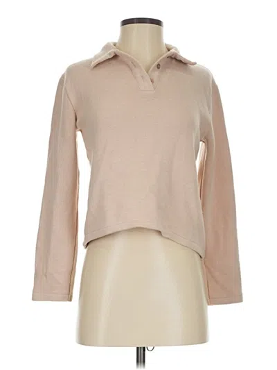 Pre-owned Zara Sweatshirt In Tan