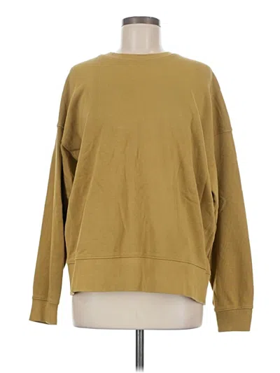 Pre-owned Zara Sweatshirt In Tan