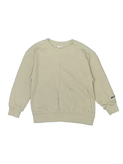 Pre-owned Zara Kids' Sweatshirt In Tan