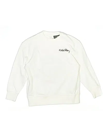 Pre-owned Zara Kids' Sweatshirt In White