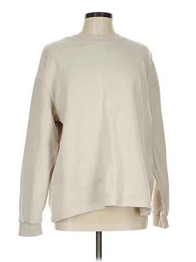 Pre-owned Zara Sweatshirt In White