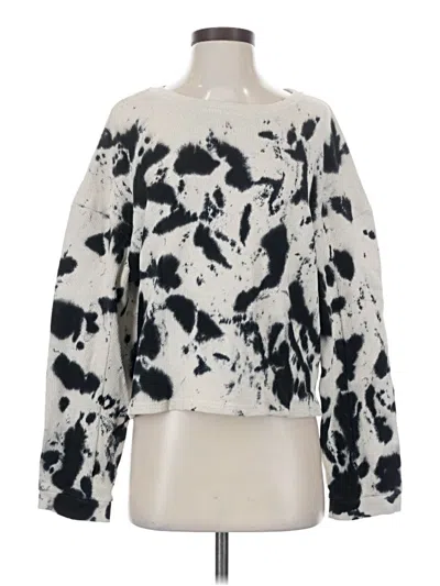 Pre-owned Zara Sweatshirt In White