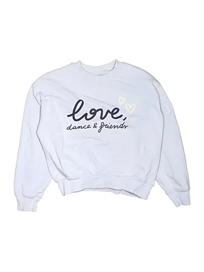 Pre-owned Zara Kids' Sweatshirt In White