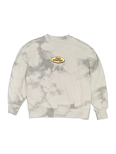 Pre-owned Zara Kids' Sweatshirt In White