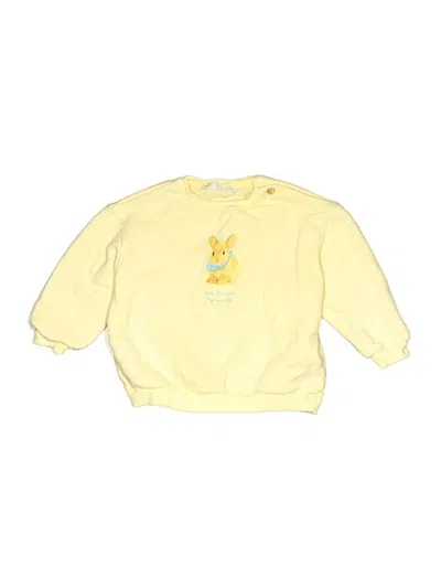 Pre-owned Zara Kids' Sweatshirt In Yellow