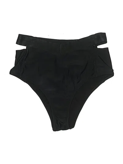 Pre-owned Zara Swimsuit Bottoms In Black