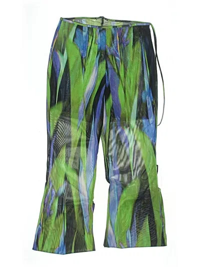 Pre-owned Zara Swimsuit Bottoms In Green