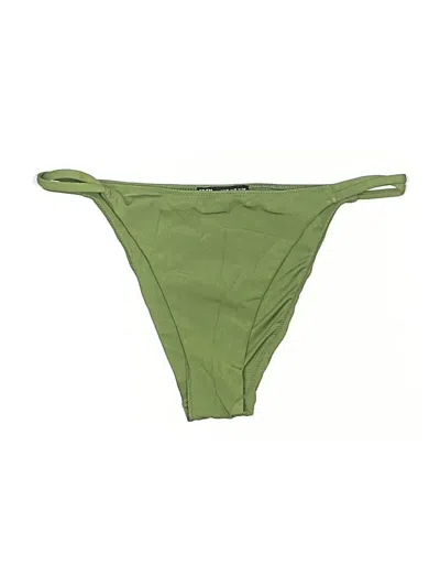 Pre-owned Zara Swimsuit Bottoms In Green