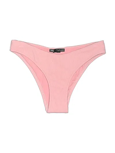 Pre-owned Zara Swimsuit Bottoms In Pink