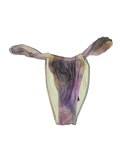 Pre-owned Zara Swimsuit Bottoms In Purple