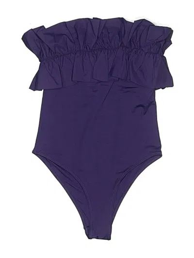 Pre-owned Zara Swimsuit Bottoms In Purple